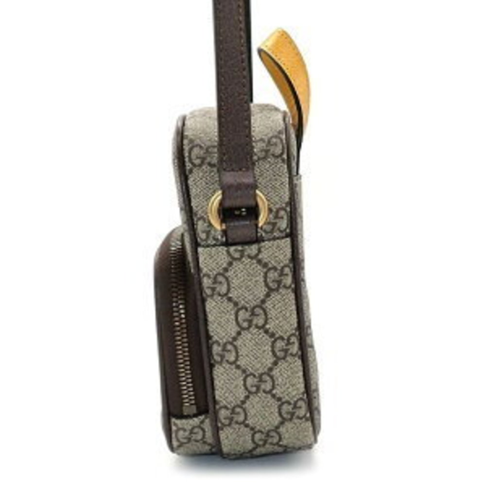 Gucci Neo Shoulder Bag Brown GG Supreme Canvas Leather - Picture 3 of 9